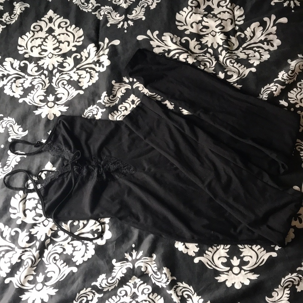 Black jumpsuit tight